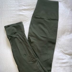 Olive green lululemon leggings